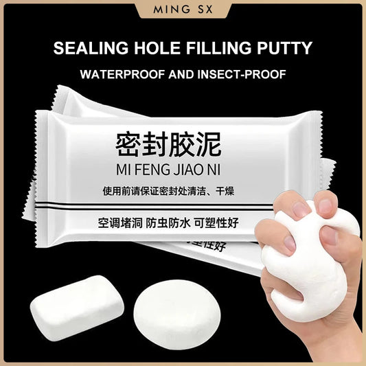 1/5/10/30PCS Bathroom Solid Glue Waterproof Sealant Wall Hole Sealant Seal Sealing Paste Sewer Pipe Caulking Agent Super Sealers